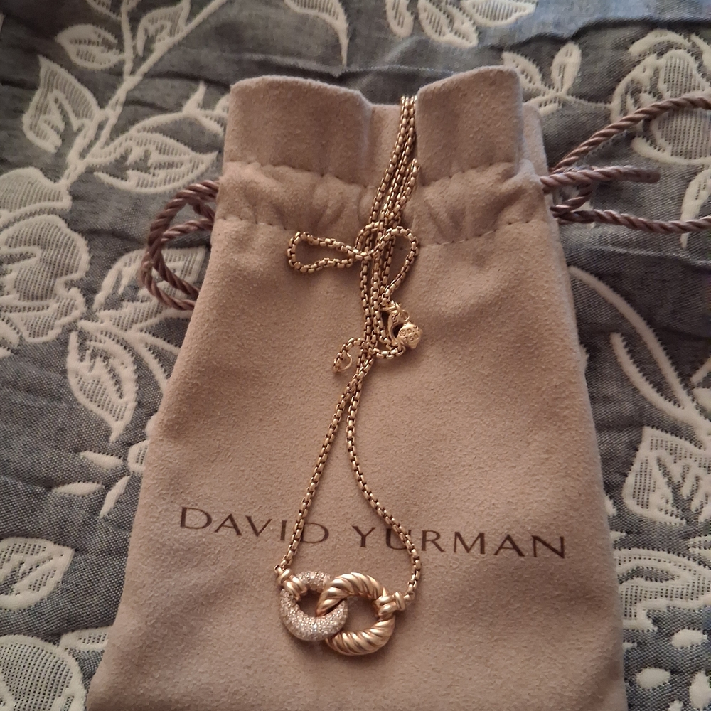 David Yurman Gold and Silver Women's Necklace